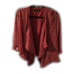 Forever 21 open polka dot shrug